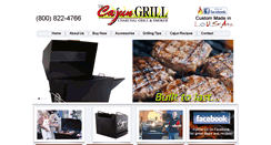 Desktop Screenshot of cajungrill.com